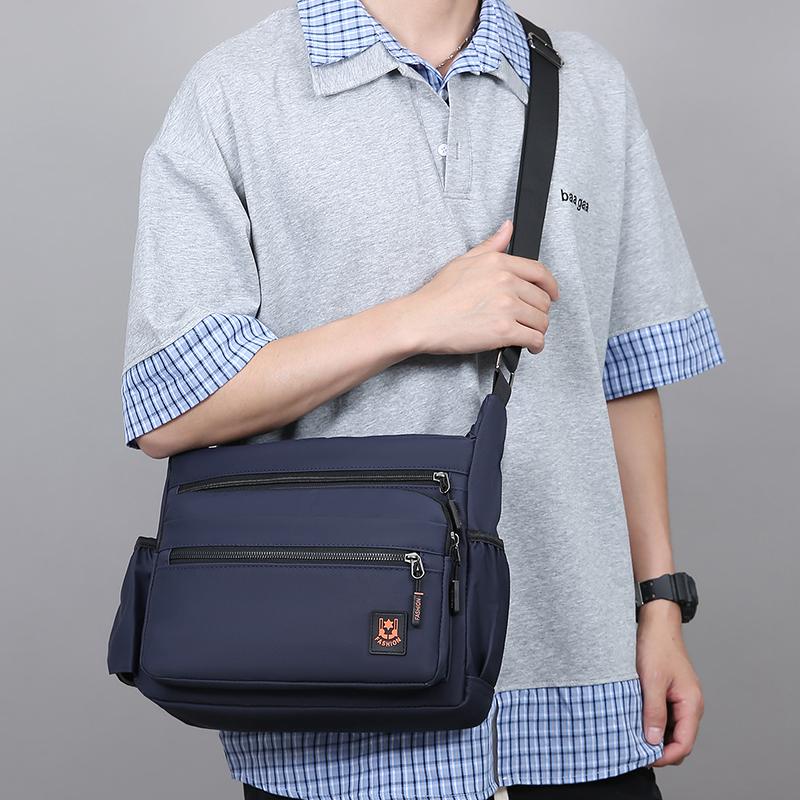 Business Shoulder Bag Men's Oxford Bag Crossbody Bag Briefcase Large Capacity Multifunctional Travel Bag