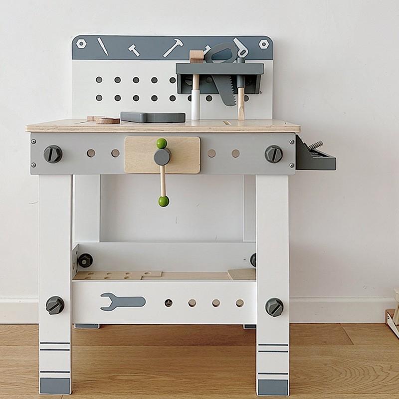 Simulation Screw Combination Disassembly Tool Table Puzzle Maintenance Toolbox Play House Wooden Toys
