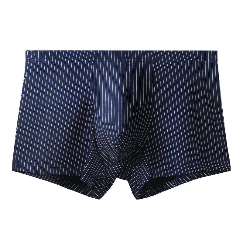 Men's Summer Thin Simple Cotton Comfortable Breathable Sport Boxer Briefs