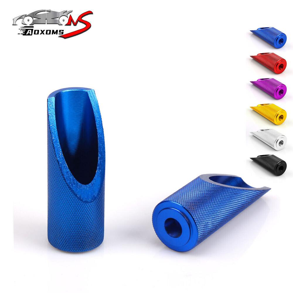 Pair Aluminum Foot Pegs for Honda Motorcycle Ruckus Zoomer Foot Pedal Pegs Blue