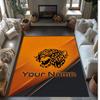 Hull FC Crystal Velvet Rug, Custom Name Text Personalized Non‑Slip Floor Mat for Home Decor Gift