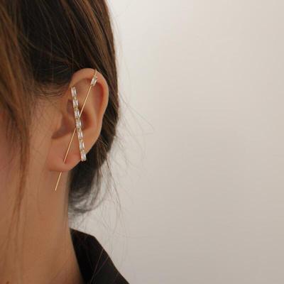 Boucles d'oreilles Amaewoo pour femme, carrées, à grand crochet, style fête, cubiques