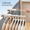 Retractable Travel Clothes Drying Rack - Compact, Hole-Free, Folding Balcony Hanger