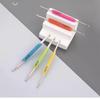 TPR Soft Rubber Double-Ended Crochet Hook Set, 5-Piece DIY Yarn Knitting Tool for Home Crafts