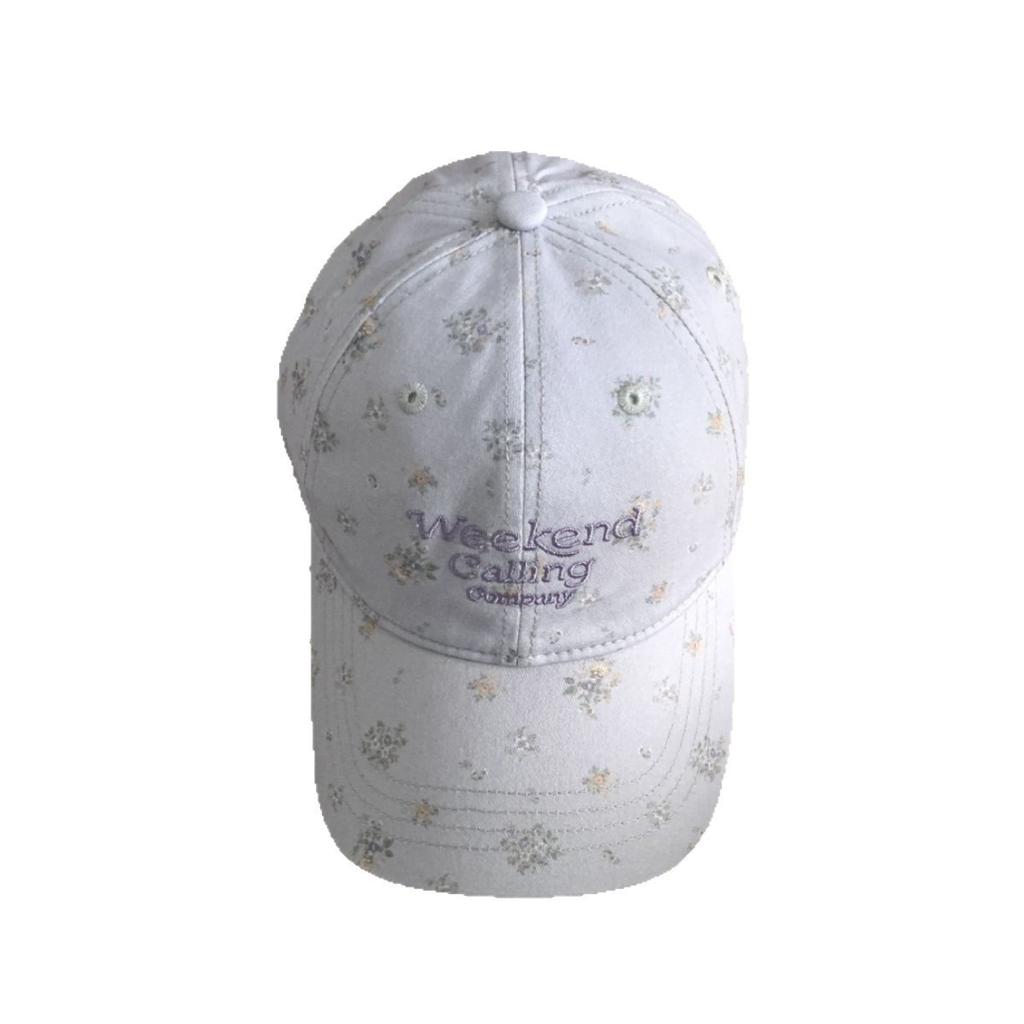 Small Floral Baseball Cap Fresh Age Reduction~ Female Sweet Wind Cap Showing Face Small Spring Summer Sun Hat