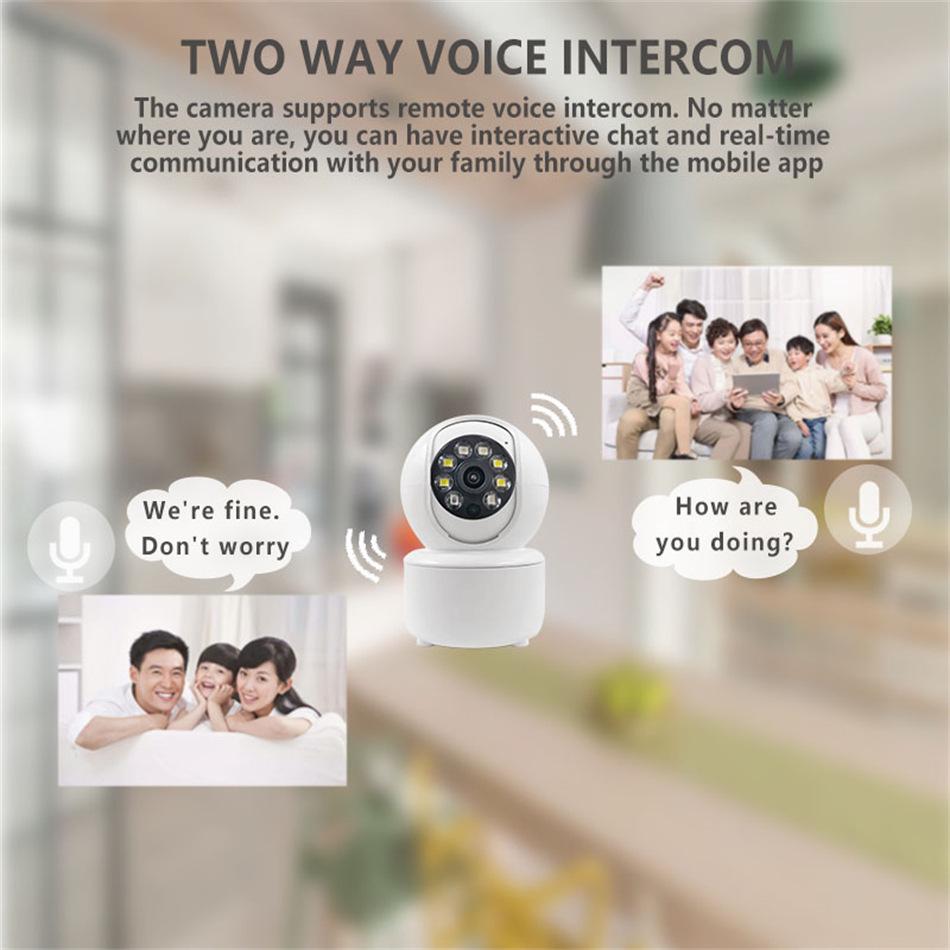 iCSee Dual-Light 360° PTZ HD WiFi Camera with Mobile Remote App, Day/Night Full-Color, 3MP
