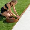 Landscape Edging Weatherproof Protective Cuttable Steel Lawn Edging and Landscape Border for Indoor Greenhouse Yard Patio Lawn