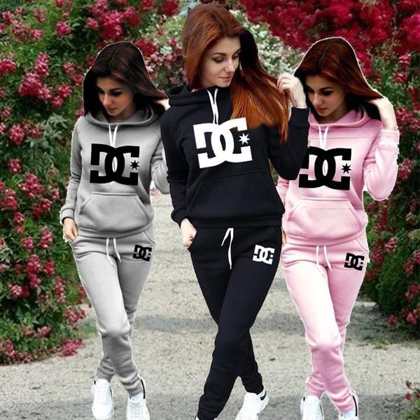 Buy Women Hoodie Pant Sets Sport Wear 
