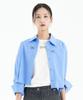 Jenyujeu Z Crop Cut Shirt - Blue