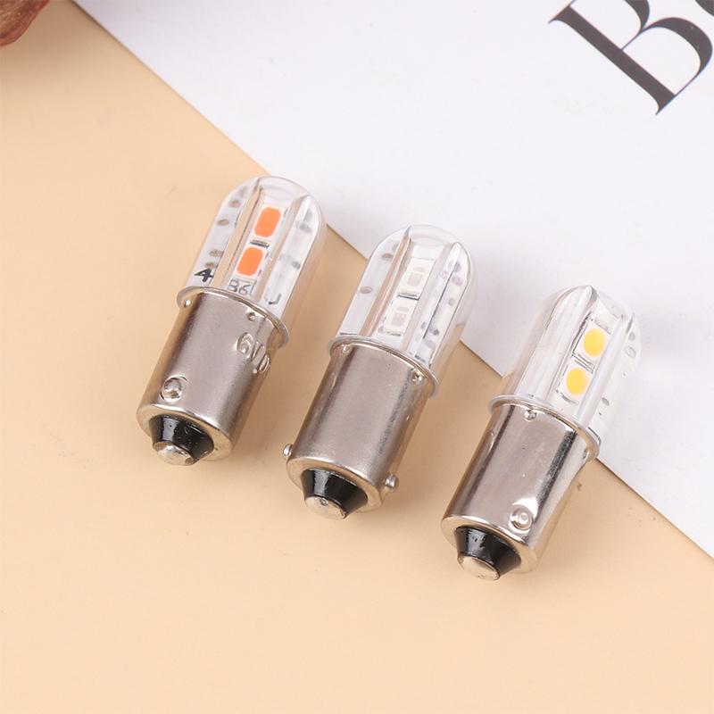 Ba9S Led Bulb 6V Upgrade Bulbs 4Led Lamp Replacement For Flashlight Headlight Motor Bicycle Lighting Instrument Led Bulb