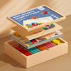 Creative Wooden Magnetic Tangram Puzzle Toys, Geometric DIY Block Puzzles With Smooth Durable Edges