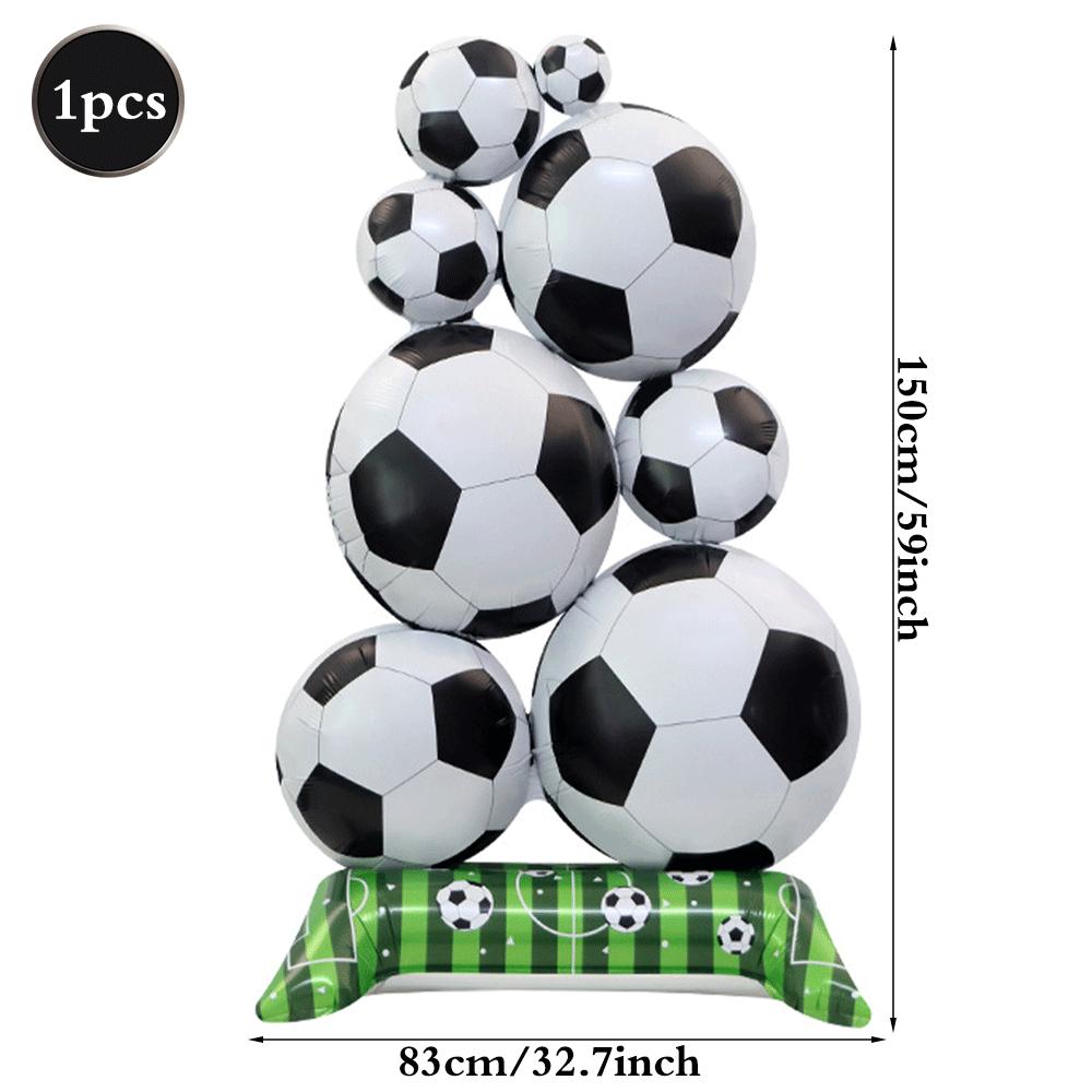 Giant Soccer Trophy Foil Balloons Champion Football Helium Globo Boy Birthday Party Decorations Sports Theme Event Supplies Kids