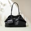 Autumn and Winter Large-capacity Bag Women's Underarm Bag Korean Niche Versatile Style High-end Feeling First-layer Cowhide Shoulder Tote Bag