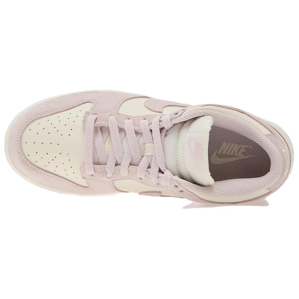 Nike Dunk Low Suede Sail Pearl Pink Women's Lifestyle Sneakers IO4244-100