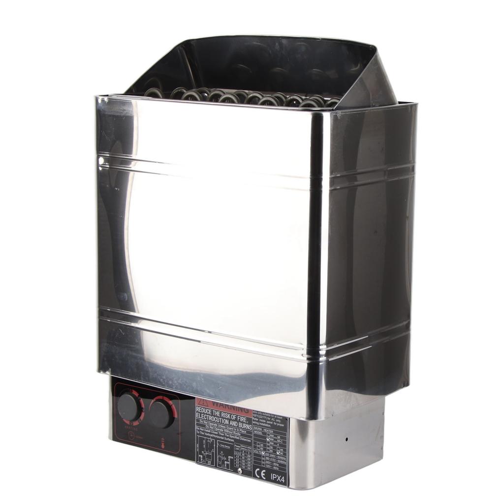 9KW Stainless Steel Sauna Heater Stove High Temperature Protection Switch with CON4 Controller220V