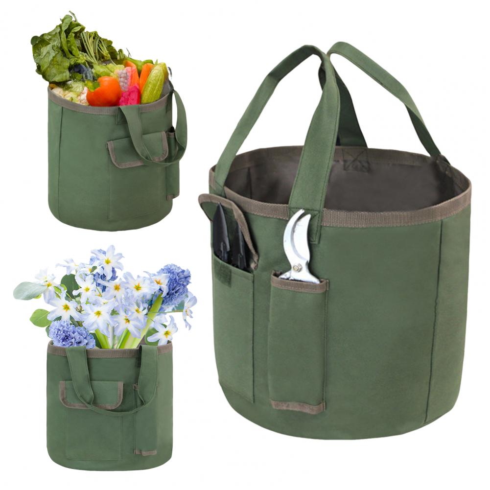 Waterproof Canvas Tool Bag Heavy-duty Waterproof Canvas Tool Storage Bag with Capacity Portable Organizer for Garden