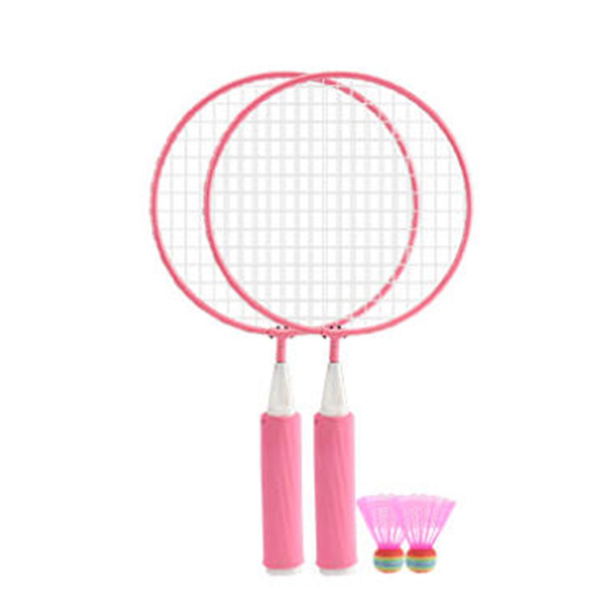 Children Badminton Racket Set Outdoor Sports Leisure Toys Lightweight Portable Badminton Parent-child Interactive Game Toys