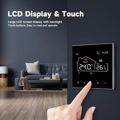 2025 Neues Tuya WiFi Smart Thermostat Elektrische Heizung Wasser Gas Heizkessel Temperaturregler Funktioniert mit Alexa, Google Home, Alice