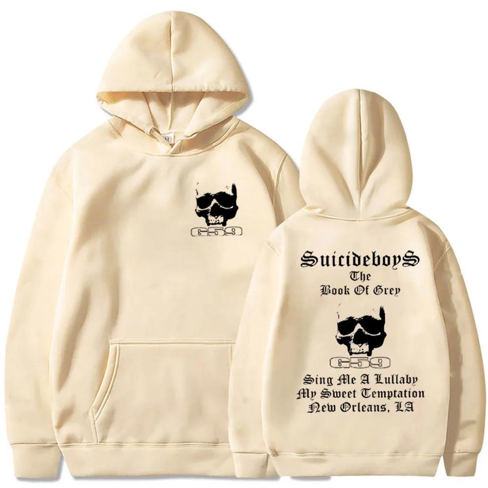

Классическое худи Suicideboy G59 Худи с принтом узора Высокое качество Подарок для фаната Джемпер Топ Уличная одежда Повседневная мода Унисекс L