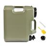 10/18/19/25L Water Jug Camping Water Storage Container with Faucet Driving Water Tank Outdoor Large Capacity Water Bucket