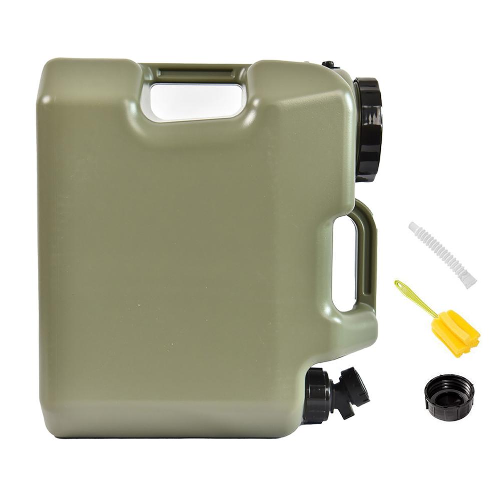 10/18/19/25L Water Jug Camping Water Storage Container with Faucet Driving Water Tank Outdoor Large Capacity Water Bucket