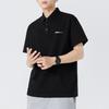 Heavy Polo Shirt Short-sleeved Men's Summer New American Lapel T-shirt Mercerized Cotton Top