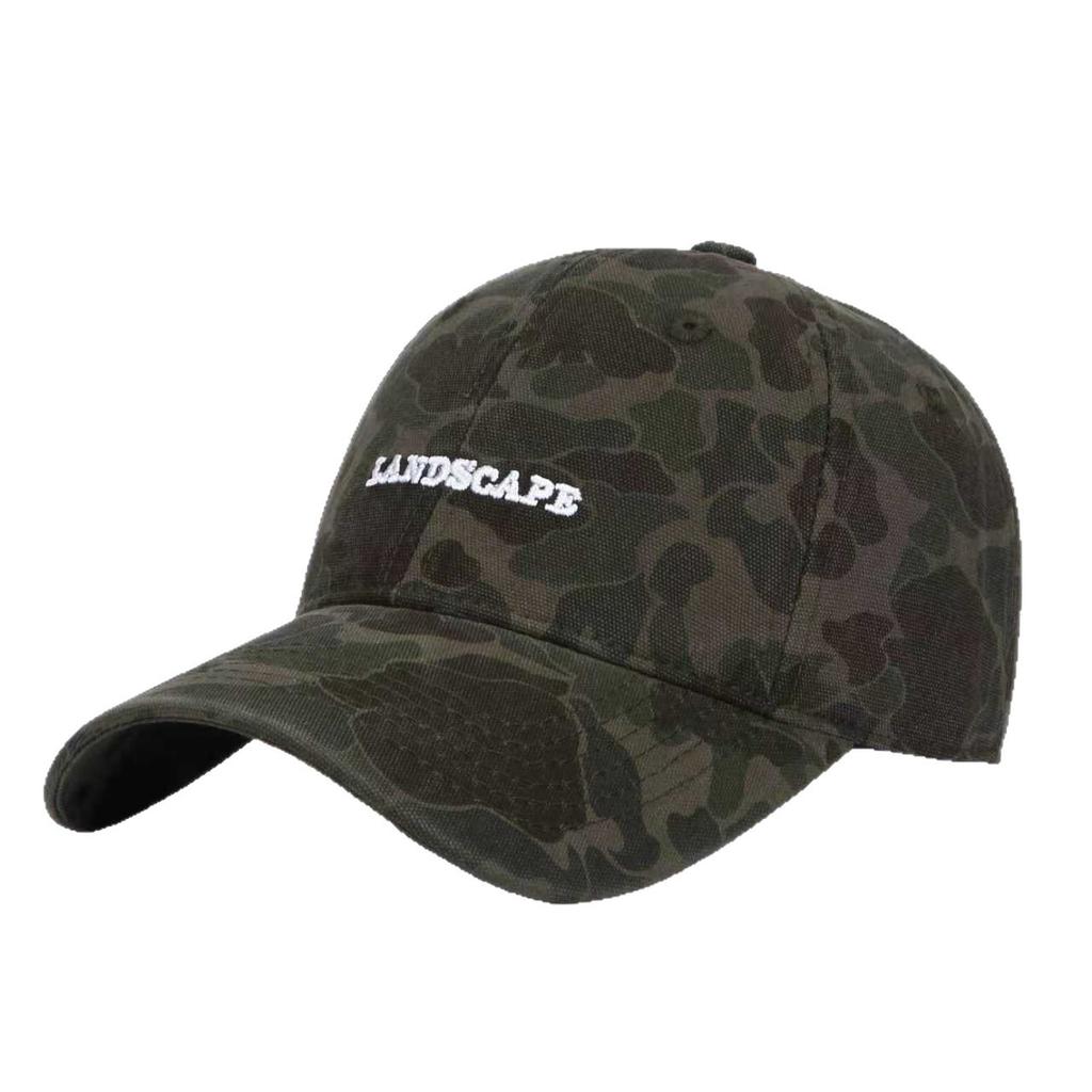 Camouflage Alphabet Stickerei Baseballkappe Koreanische Version Vielseitige Mode Sonnenschutzkappe Herren Trend