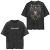New ONE PIECE Nika Form Luffy Anime High Quality TShirt Men and Women Cotton Vintage Washed Print Retro Streetwear Tops