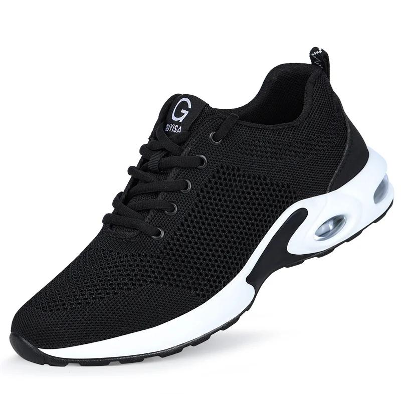 35-50 Air Cushion Working Shoes For Men Anti-Smashing Steel Toe Puncture Proof Construction Safety Shoes Sneakers Male Footwear