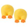 Cartoon Animal Toothbrush Holder Cute Wall Mounted Kitchen Bathroom Utility Hanger for Hanging Towel Key Hat Duck Tail