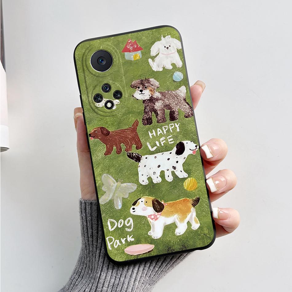 Funda For Honor 50 Capa Huawei Nova 9 Phone Case Soft Silicone Cute Cat Bear Cartoons Back Cover For Nova9 Honor50 Coque Bumper