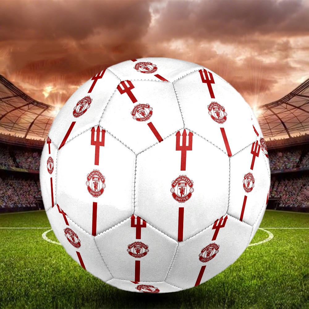 Man Utd footballSoccer Ball Colorful All Ages Machine Stitched PVC Competition Ready Durable High-Bounce