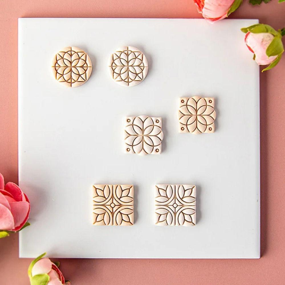 3D Clay Cutter Mold Soft Pottery Jewelry Making Mold Pendant Cutting Die Jewelry Making