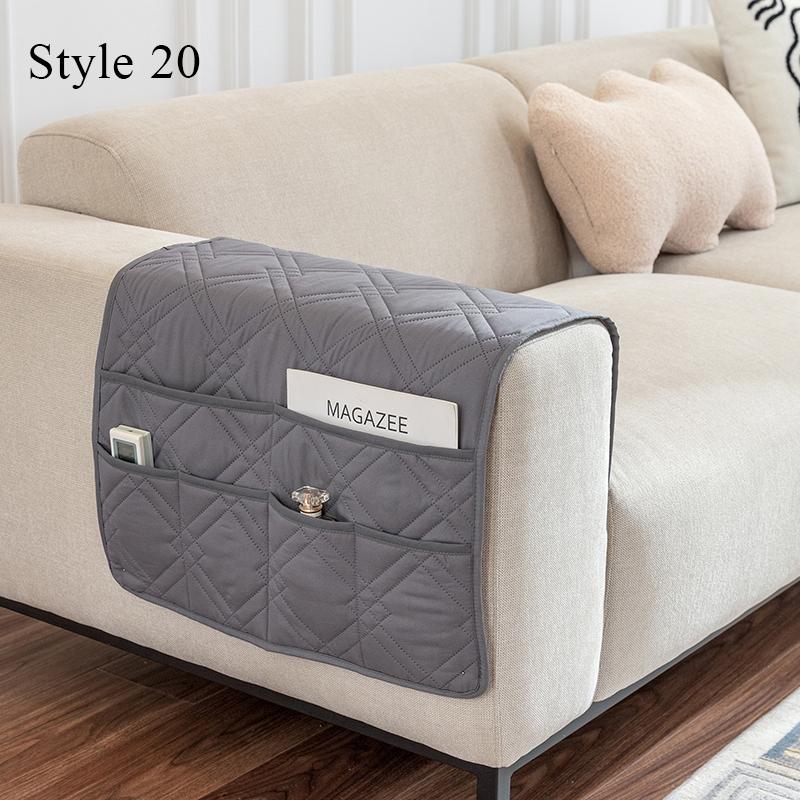 

Портативная сумка для хранения 50x90 см, однотонная, водонепроницаемая и нескользящая, чехол для дивана-реклайнера с карманом, подлокотником, полотенцем, домашний декор