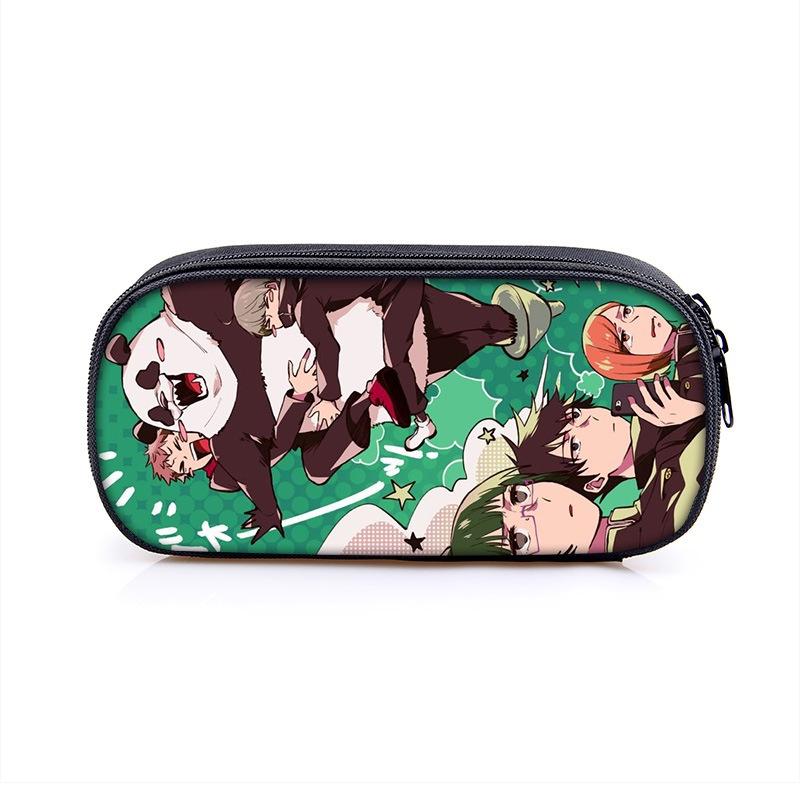 Jujutsu Kaisen Pencil Box With Large Capacity For Students And Makeup Essentials