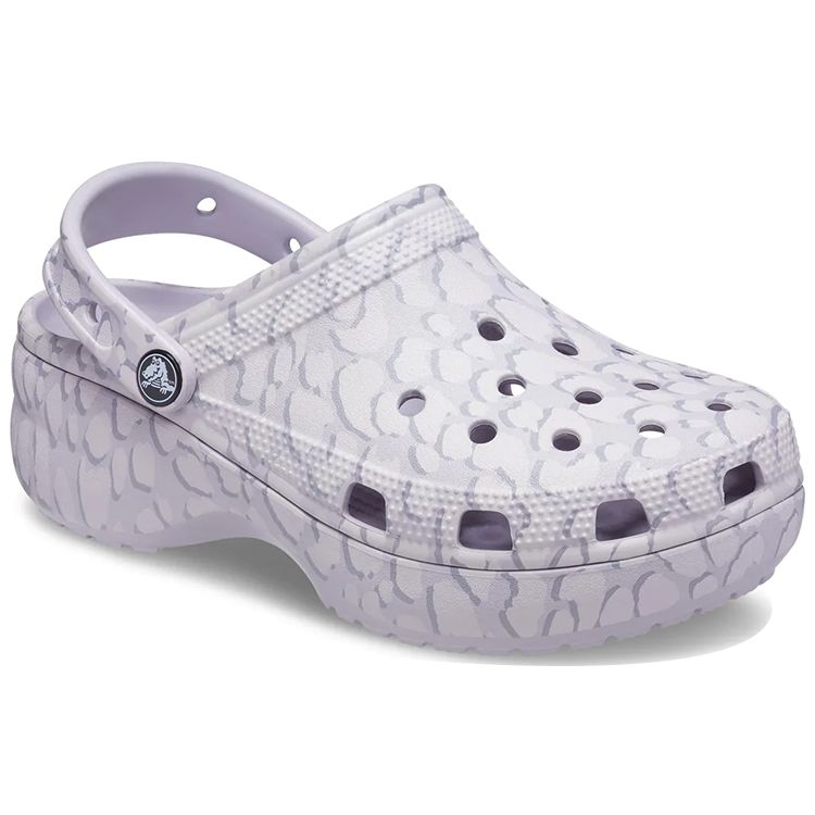 Crocs Classic Platform 4 Casual Clogs Women Footwear Purple 207579-5PS
