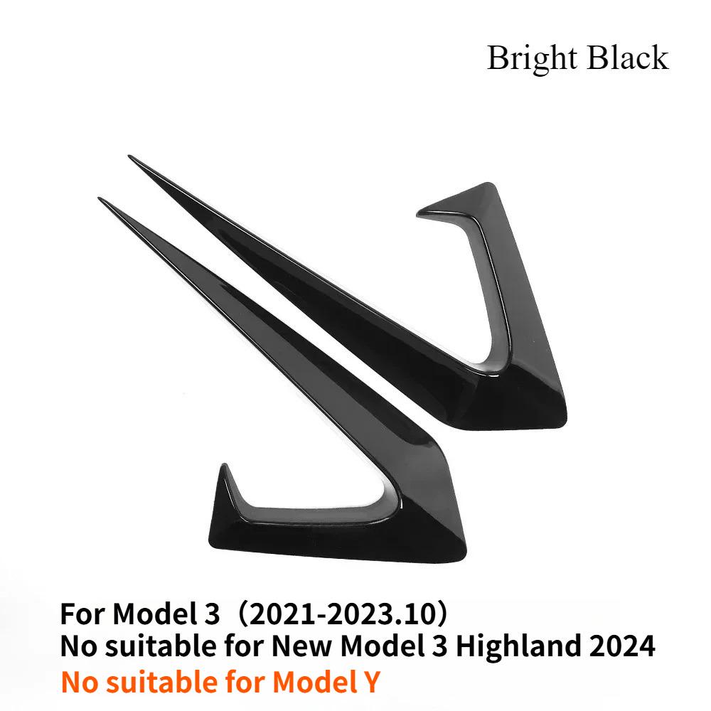Car Side Camera Protection Cover for Tesla Model 3 Body Kit ABS Carbon Fiber Decoration Sticker Car Modification Accessories