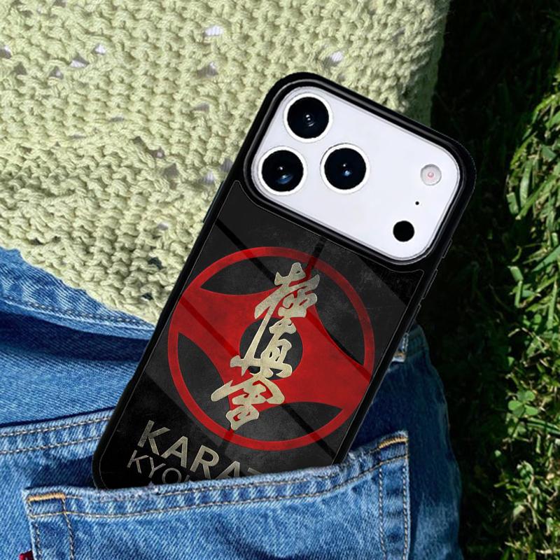 Kung Fu Oyama Kyokushin Karate Handyhülle Kompatibel mit IPhone 17 16 15 14 13 12 11Pro Max 17 Air Hülle