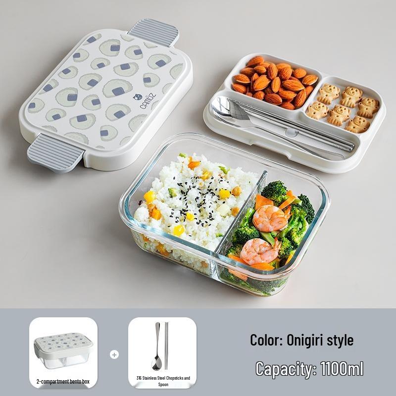 CAMUZ High Borosilicate Glass Lunch Box