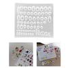 Smooth Surfaces Silicone Gems Molds Crafting Moulds Suitable for Effortless Nail Art Projects and Additional Crafts