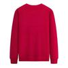 SEPTWOLVES Men's Simple Autumn Winter Fleece Lined Crewneck Sweatshirt