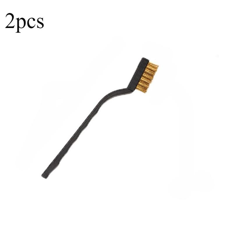 2pcs Stainless Steel Brushes Cleaning Brush for Degreasing Stove Nylon Steel Wire Brush Cleaning Tools Kitchen Accessories