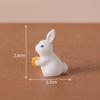 Creative Micro Landscape Cute Mid-Autumn Festival Moon Cake Rabbit Zoo Art Landscape Decorations Accessories Table Ornament