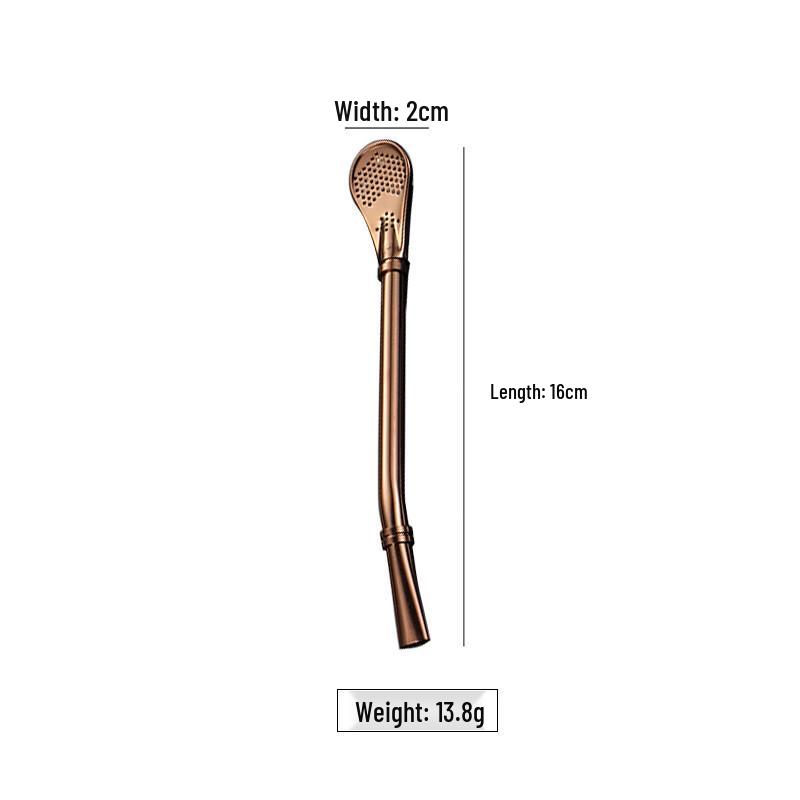 

Stainless Steel Stirring and Straw Spoon Set