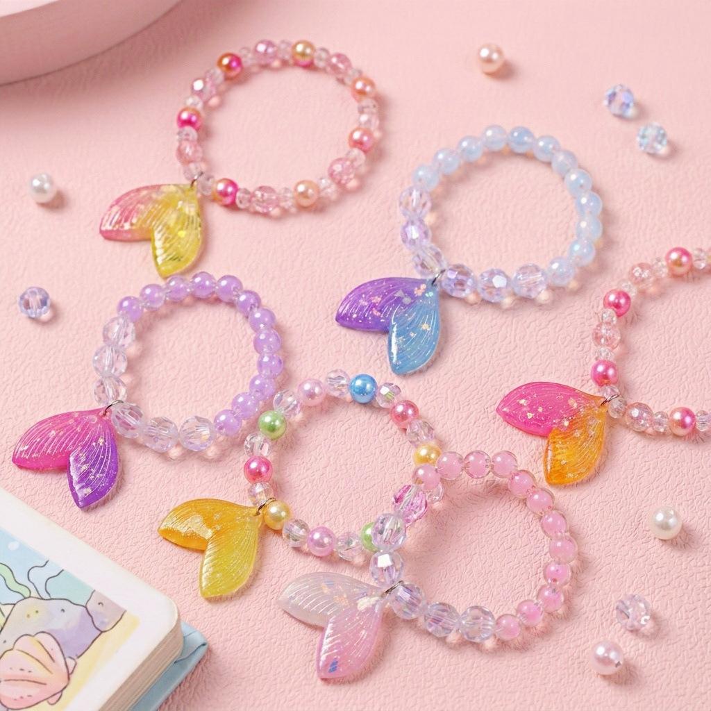 5Pcs Children s bracelet - Cartoon Beaded Bracelet - Accessory Bracelet  - Hand Chain for Little Girls