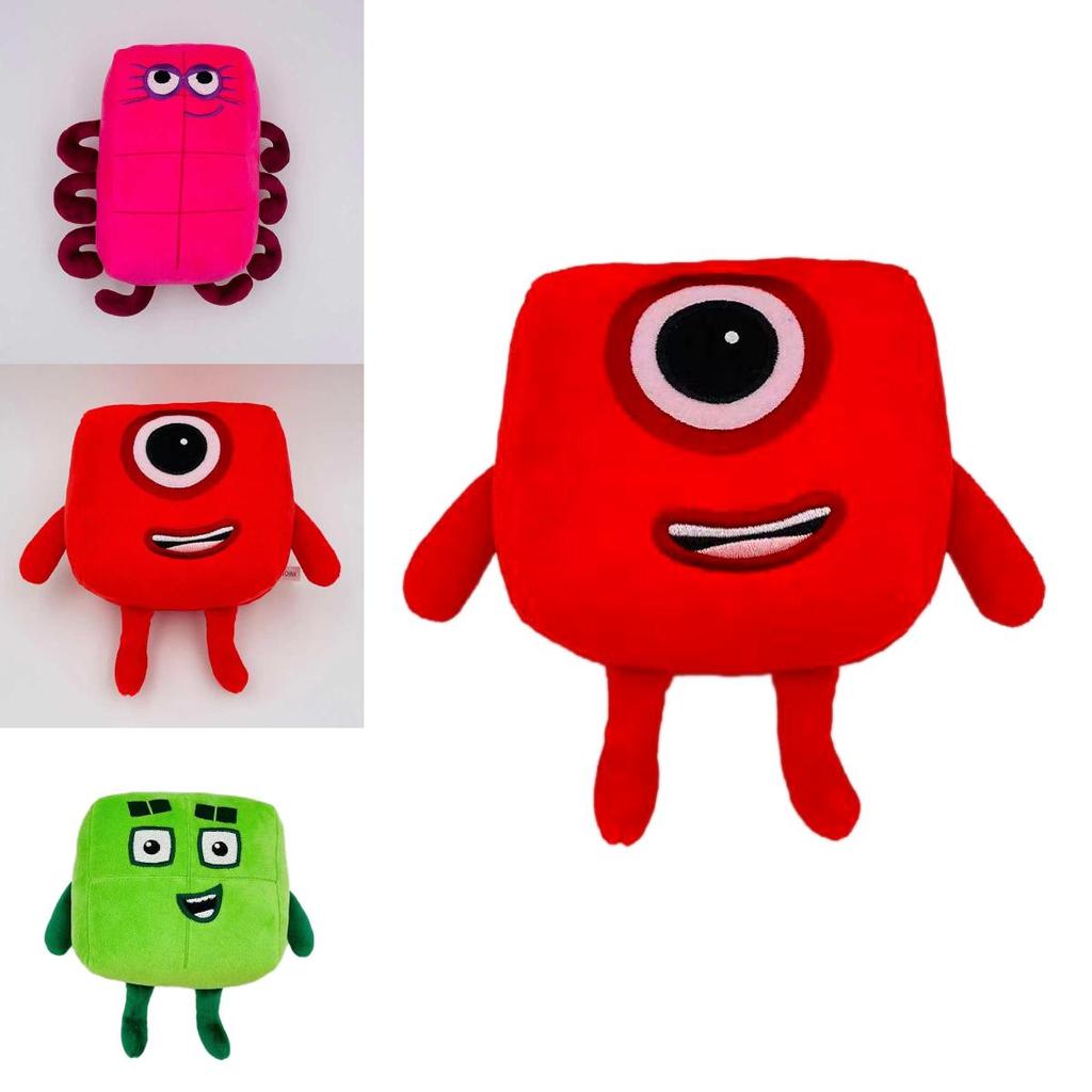 Numberblocks Plüschpuppe Weiches und niedliches Stofftier für Kinder Bildend und lustig