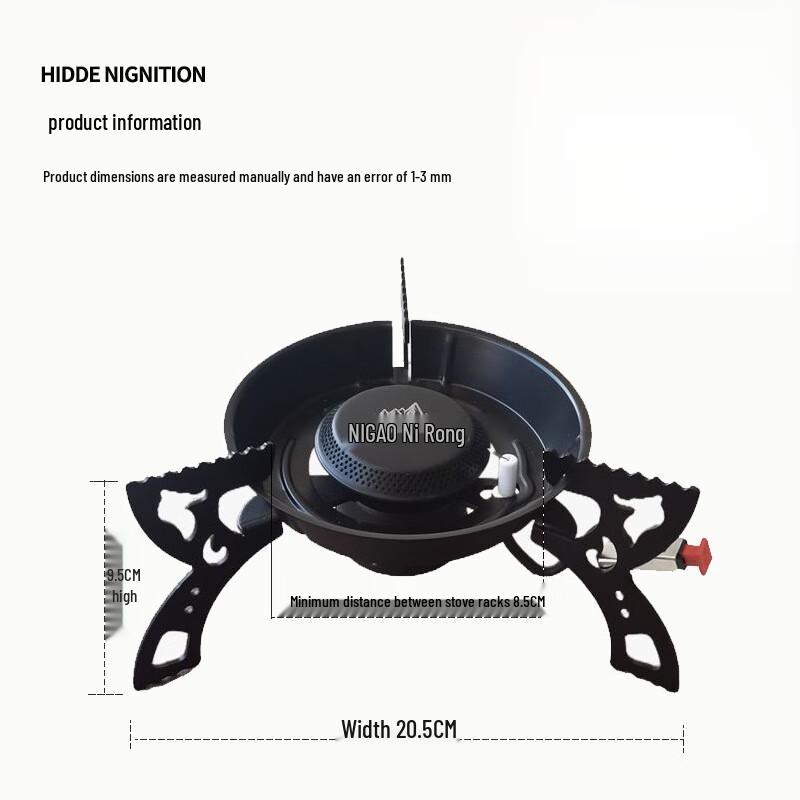 ZISIZ Foldable Portable Cassette Stove