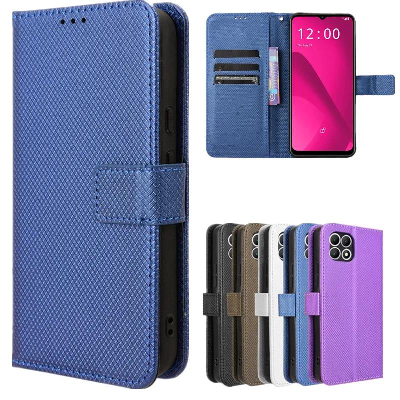 Funda Protectora Tipo Flip Book Para T-Mobile Revvl 8 7 Pro 5G 6 6x 5G Funda Cartera Ranuras para Tarjetas Soporte Fundas Funda