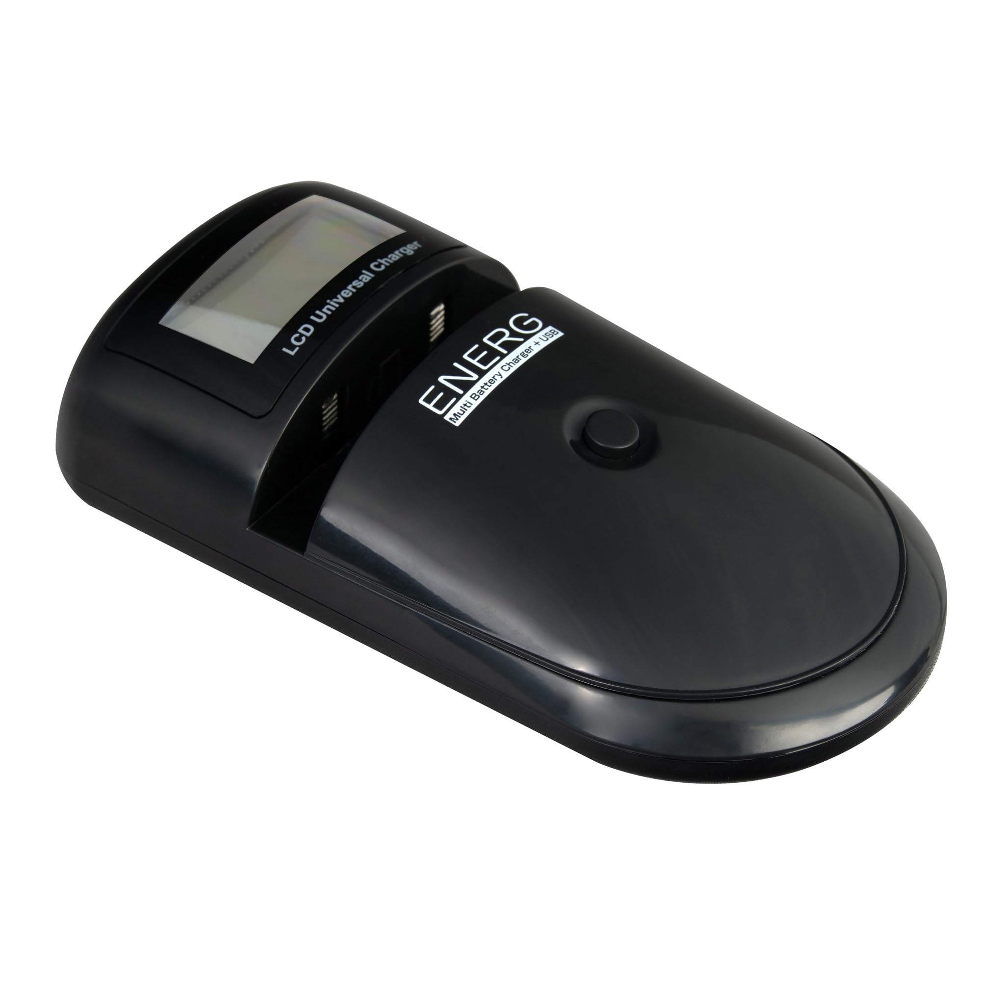 

Kenko ENERG Multi-Battery Charger + USB U-#018MBC, Compatible with Lithium-Ion, NiMH, and NiCd, Compatible with AA and AAA Batteries, Charges Digital