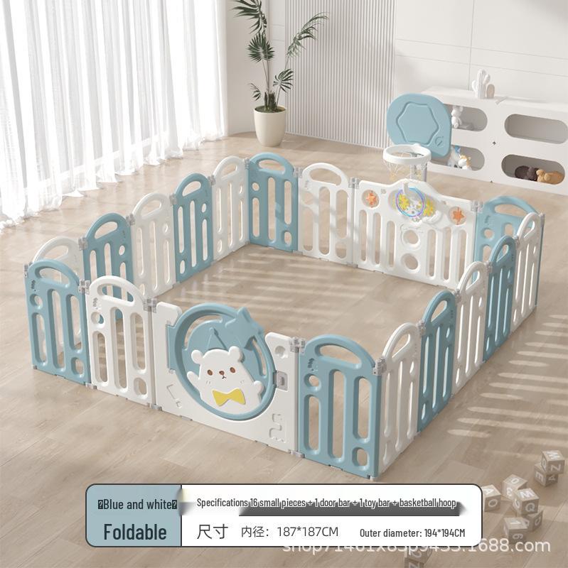 Indoor Safety Playpen & Crawling Mat for Babies: Anti-Fall Playground & Learning Fence